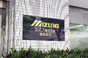 Mizuno signboard and logo